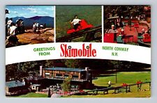North Conway NH-New Hampshire, Scenic Banner Greetings, Antique Vintage Postcard picture