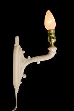 Vintage Aladdin Alacite Wall Mounted Plug In Lamp, Off White, Model G352 — RARE picture