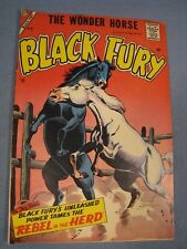 Nice 1957 The Wonder Horse Black Fury Comic No.9 VTG. picture