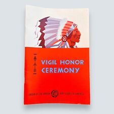OA Vigil Honor Ceremony Booklet 1968 Printing - BSA/ Boy Scouts of America Vtg picture