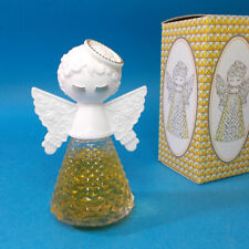 Vtg 1970s Avon HEAVENLY ANGEL 2 oz Cologne Glass Christmas Bottle with Box NOS picture