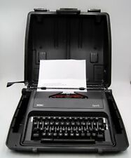 Royal Epoch Manual Portable Black Typewriter w/Hard Case picture