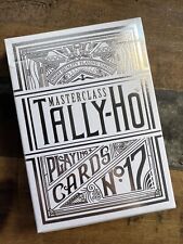 Limited Edition Tally-Ho Masterclass (White) Playing Cards USPCC 4pm designs 9️⃣ picture
