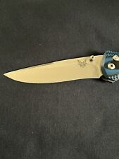 Benchmade Axis 710-1401 Blue G-10 Original Grind M390 RARE & APPRECIATING picture