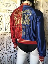 SUICIDE SQUAD-Harley Quinn Jacket Women's Size XL Property of Joker DC EUC picture