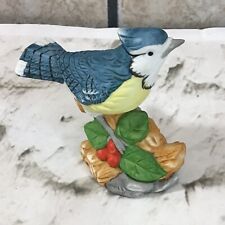 Vintage American Blue Jay Figurine The Whitehall Society Colorful Bird Statue picture
