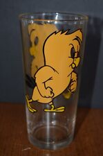 1973 LOONEY TUNES Tumbler Glass HENERY HAWK Pepsi Black Letters Thin Line picture