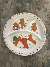 Vintage Anacapa Melamine Ware Plate 1987 Musical Bears picture