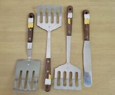4 New Realkleen 3 Spatulas 1 Spreader Japan Stainless NOS picture