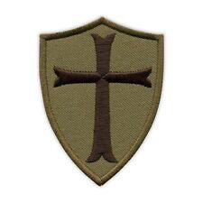 Knights Templar Shield - subdued Patch/Badge Embroidered picture