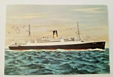 Vintage Cruise T.S.S. New York Times Cruise Newsletter Schedule & Postcard BT951 picture