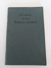 Hymns Of The Rural Spirit - Paperback Hymnal -- 1947 picture