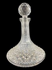Vintage Waterford Cut Crystal Alan Ships Decanter VG picture
