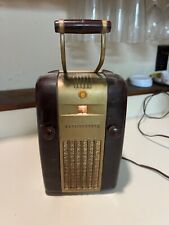 Westinghouse H-125 Teal Little Jewel Refrigerator 1940 Vintage Radio Working picture