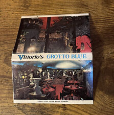 Vintage Matchbook - Vittorio’s Grotto Blue - With Matches picture