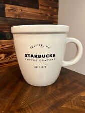 Starbucks Gaint Abbey Classic Ceramic Mug  138 oz Limited Edition picture