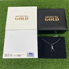 2016 K.UNO x One Piece Film GOLD Monkey D Luffy Necklace 925 Sterling Silver picture