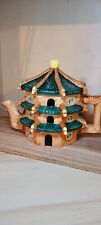  Rare 1983 house of Katayama  Buddhist temple shaped mini tea pot picture