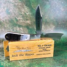 Vintage Parker Cutlery Eagle Brand Knives, Jack the Ripper, No. J-1363GB, 1980's picture