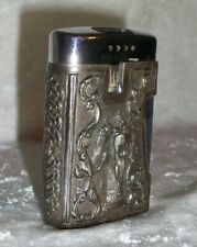 Vintage Sterling Siam Silver Elephant Case Ronson Varaflame Comet Butane Lighter picture