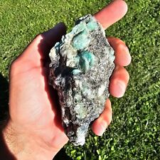 Rough Emerald in Matrix 4.5 inches Length 3.5 inches Width  picture