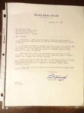 SIGNED Edward Kennedy Ltr RE: His MLK Birthday Sermon in Boston-Jan 1987 picture
