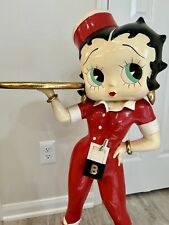 Betty Boop 39” Waitress Status Car Hop On Roller Skates Decor picture