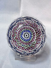 Whitefriars Paperweight Concentric Millefiori Full Lead Crystal Made In England picture
