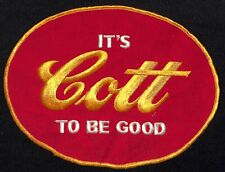 It's Cott To Be Good Large Embroidered Soda Patch c1950's-60's VGC Very Scarce picture