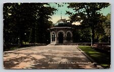 c1916 Baltimore Maryland MD Band Stand Druid Hill Park Scenery ANTIQUE Postcard picture