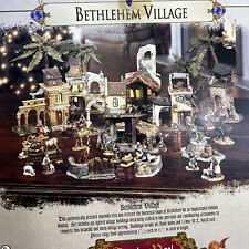 Vintage 2001 Grandeur Noel Bethlehem Village Christmas Porcelain Nativity Set picture
