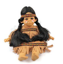 D’Anton Jos native American doll 1995 made in Spain vintage ethnic costume doll picture