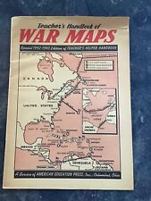 1942-1943 Special Edition “Teacher’s Handbook Of WAR MAPS” picture