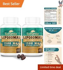Advanced Liposomal Spermidine Supplement - Fermented Premium 15mg, 120 Count picture