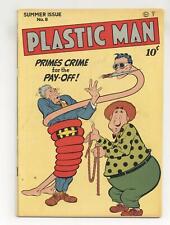 Plastic Man #8 VG- 3.5 RESTORED 1947 picture