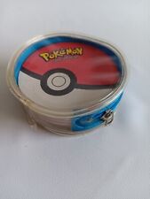 Round Pokemon Playing Cards In Zippered Pouch 1999 picture