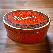 MELLOMINTS 10 CENT CANDY SATIN FINISH TIN 1910 BRANDLE SMITH CO. PHILA PA picture