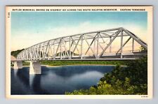 TN-Tennessee, Butler Memorial Bridge, Antique, Vintage Souvenir Postcard picture