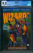 Wizard #1 ⭐ CGC 9.2 w/ POSTER + INSERT ⭐ McFarlane 1st Price Guide Magazine 1991 picture
