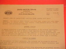 1938 CADILLAC 60  65 FLEETWOOD 75 90 UNITED MOTORS DELCO GM RADIO SERVICE MANUAL picture