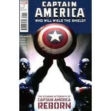 Captain America (2009 series) Who Will Wield the Shield #1 in NM minus. [x* picture
