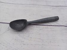 Vintage Small Aluminum Metal Ice Cream Scoop Ribbed Handle 6 3/4” Taiwan picture