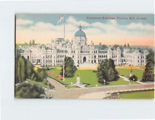 Postcard Parliament Buildings Victoria BC Canada picture