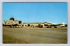 Youngstown OH-Ohio, Youngstown Municipal Airport, Antique Vintage Postcard picture