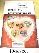 Disney DS Sweethearts 5 Pin Set LE 1000 Mickey VALENTINE'S DAY 2004 #14592 picture