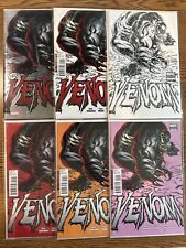 Venom #1 Variant Set 1st 2nd 3rd 4th 1:50 Sketch Silver Foil Lot x6 Marvel 2011 picture