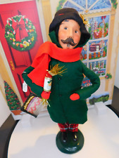 Byers' Choice Caroler 30th Birthday Celebration Man  SIGNED picture