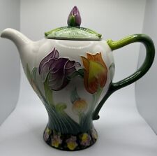 BLUE SKY CLAYWORKS - Icing On The Cake- Tulip Teapot Spring/Easter picture