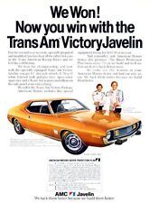 1973 AMC Javelin Race Victory Original Advertisement Print Art Car Ad D157 picture