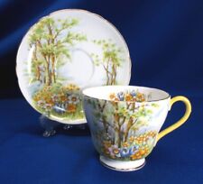 SHELLEY FINE BONE CHINA CUP AND SAUCER IN DAFFODIL TIME PATTERN picture